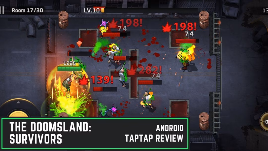 Fight through hordes of zombies, one room at a time | Full Review - The Doomsland: Survivors