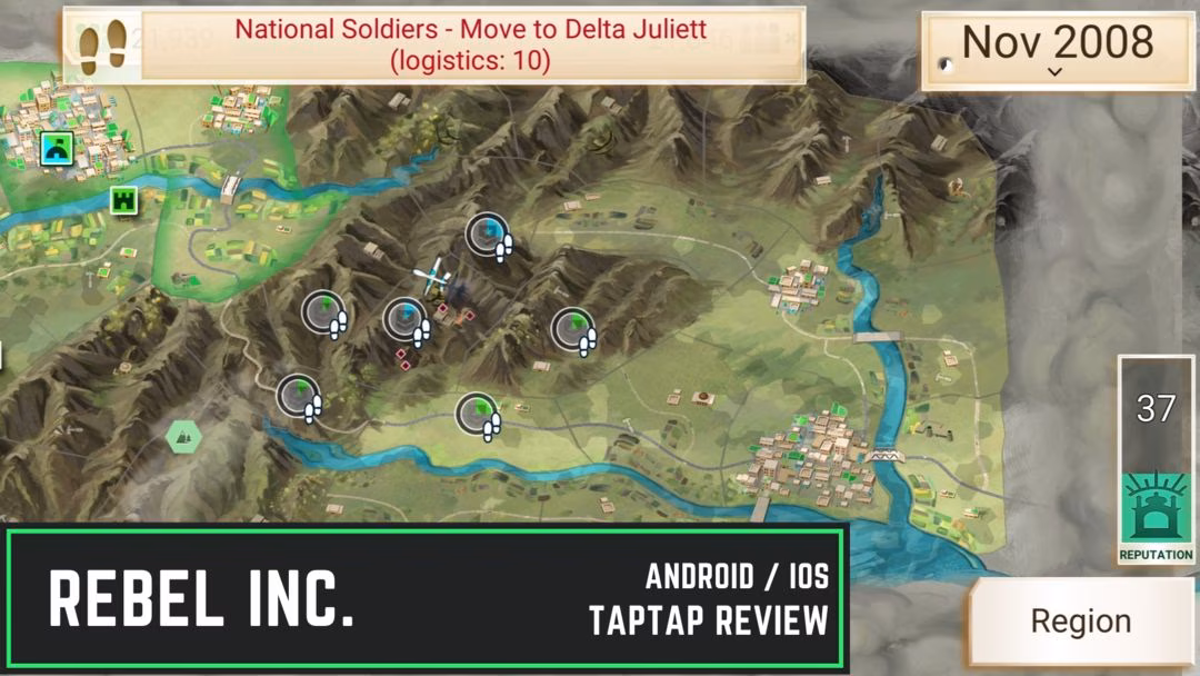 A political sim with a unique premise | Full Review - Rebel Inc.