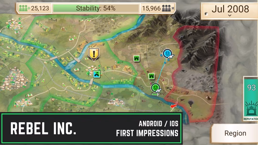 Stabilize a war-torn region, or watch it all crumble | First Impressions - Rebel Inc.