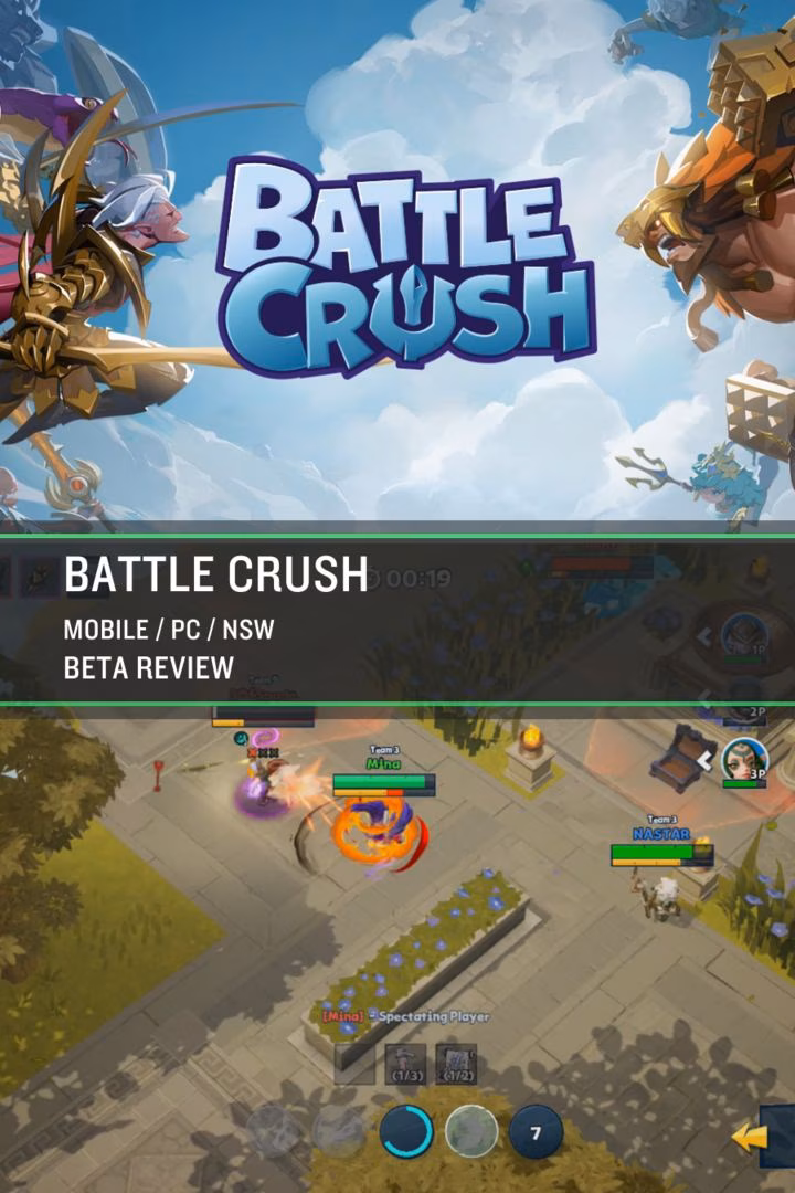 An interesting blend of Battle Royale and MOBA | Review - Battle Crush Beta