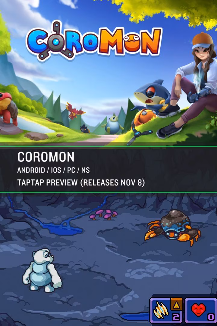 A solid retro-style monster-taming RPG for Mobile | Preview - Coromon