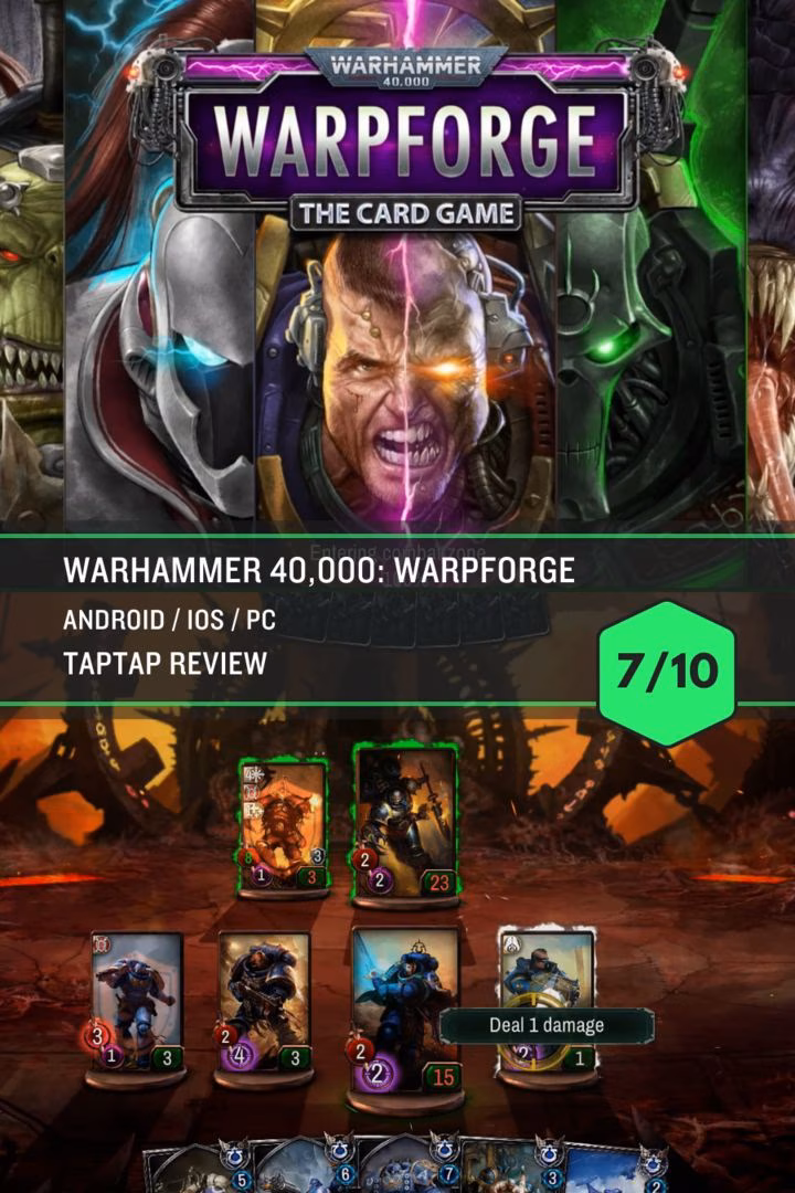 A card battler with cool faction-based Warhammer mechanics | Review - Warhammer 40,000: Warpforge