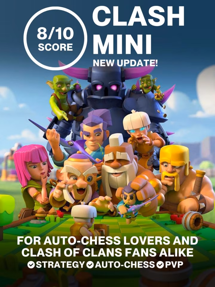 For auto-chess lovers and Clash of Clans fans alike | Review - Clash Mini