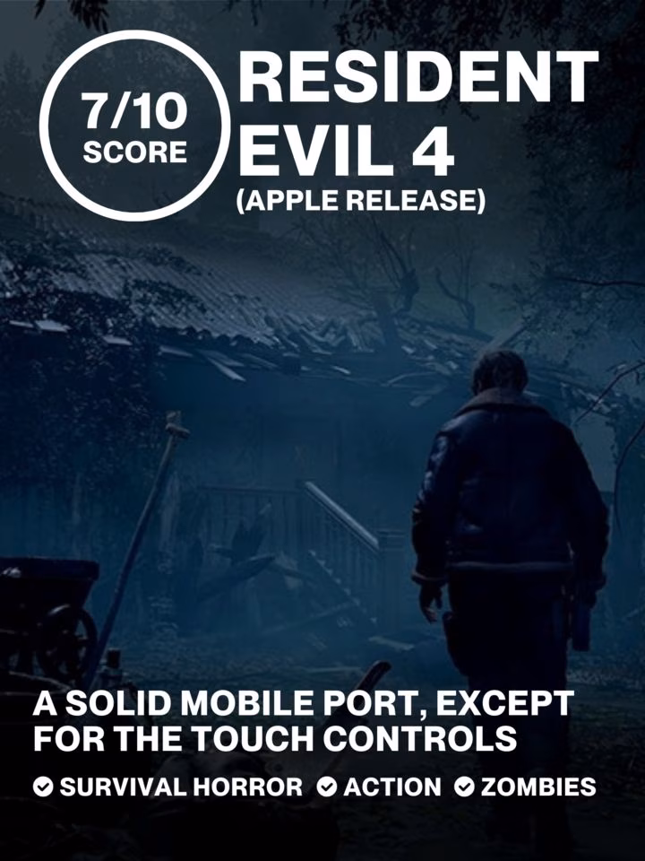 A solid mobile port, except for the touch controls | Review - Resident Evil 4 Remake