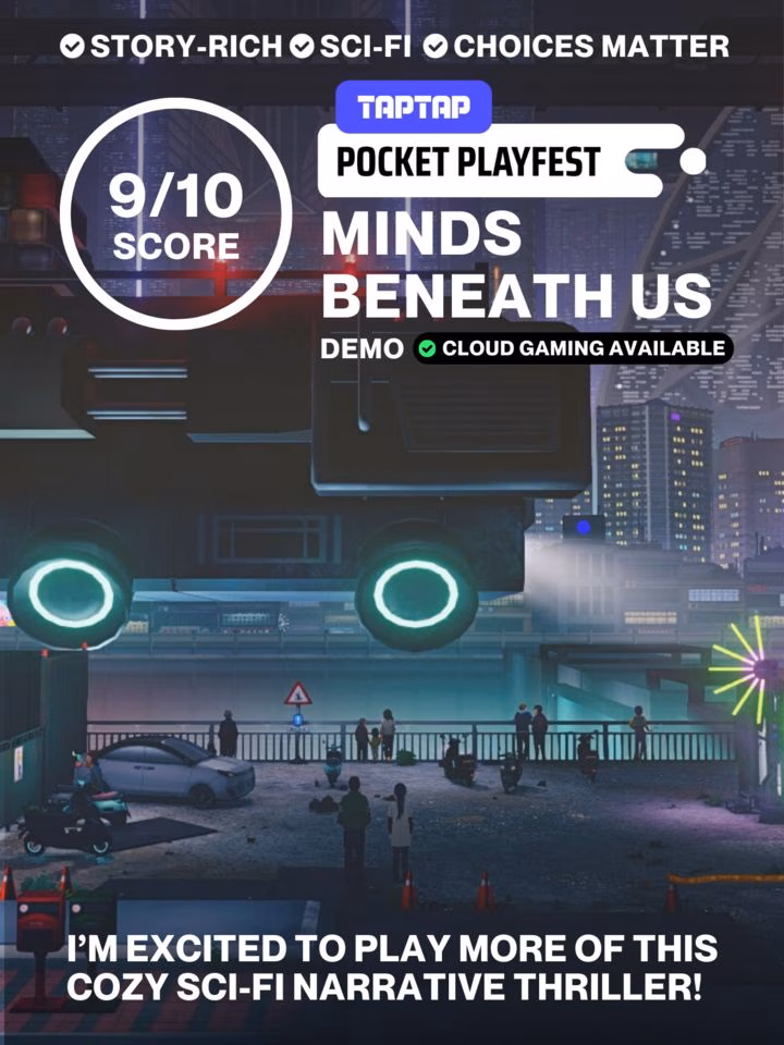This cozy PC sci-fi narrative thriller will now be possible on Mobile (Cloud) | Minds Beneath Us