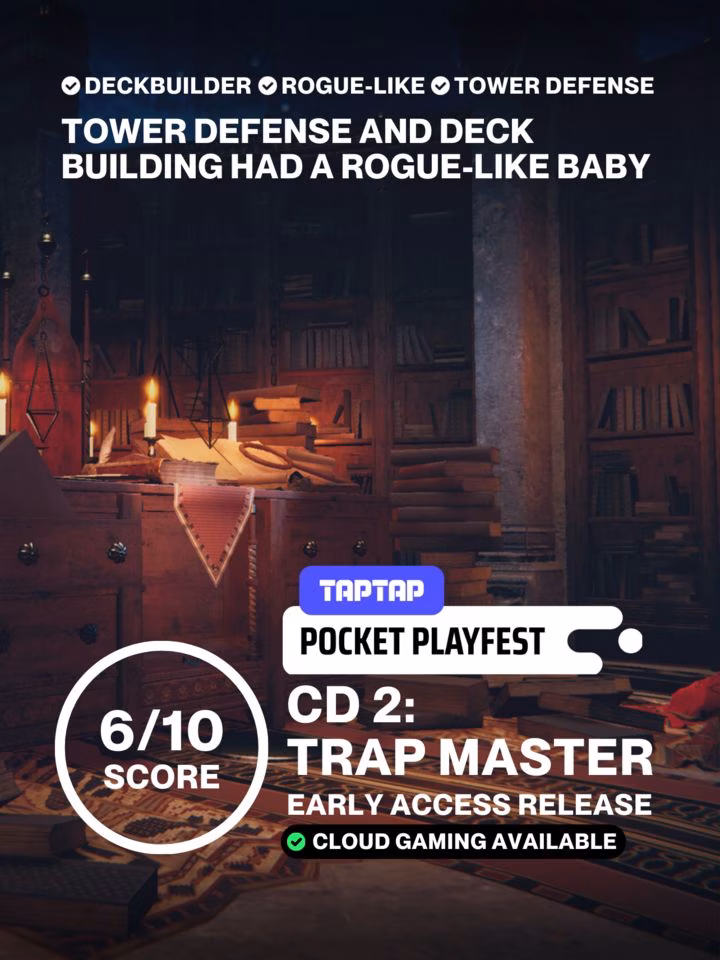 Tower Defense and Deck Building had a Rogue-like baby, now on Mobile (Cloud) | CD 2: Trap Master