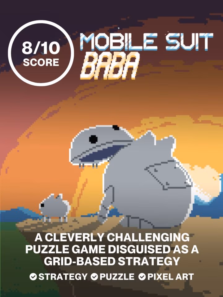 A cleverly challenging puzzle game disguised as a grid-based strategy | Review - Mobile Suit Baba