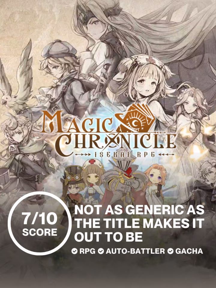 Not as generic as the title makes it out to be | Review - Magic Chronicle: Isekai RPG