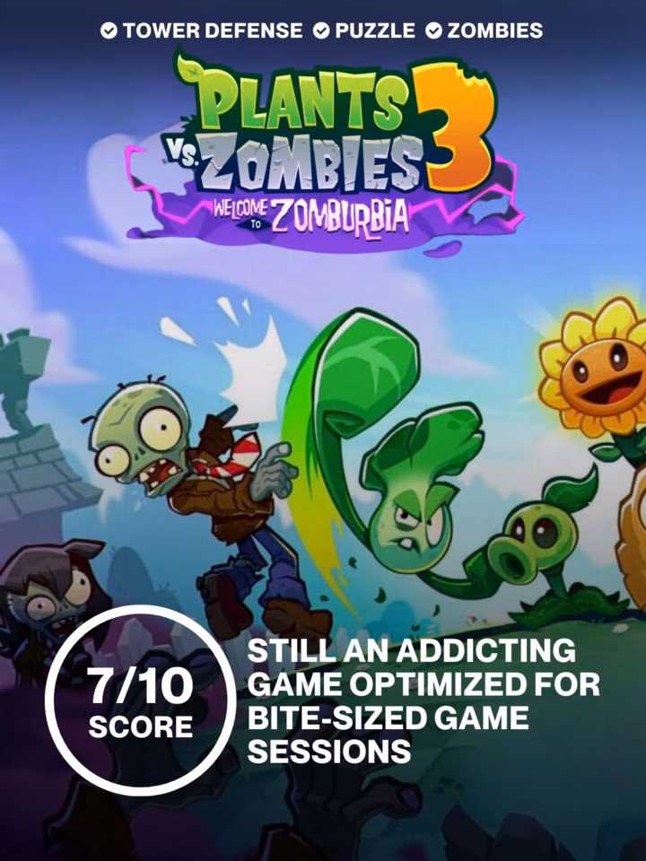 Still an addicting game optimized for bite-sized sessions | Review - Plants vs Zombies 3