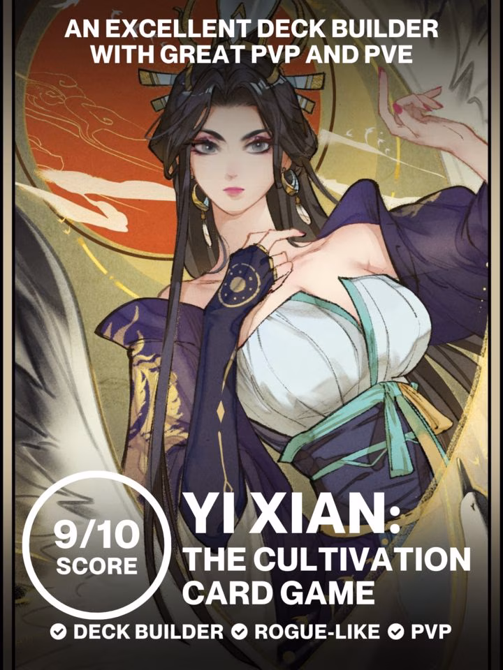 An excellent deck builder with great PVP and PVE | Review - Yi Xian: The Cultivation Card Game