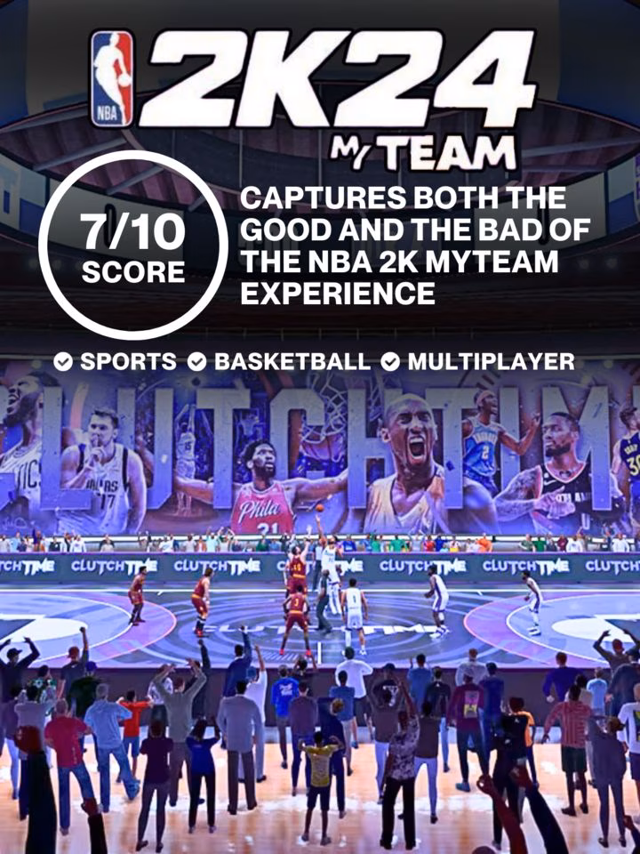 Captures both the good and the bad of the NBA 2K MyTEAM experience | Review - NBA 2K24 MyTEAM