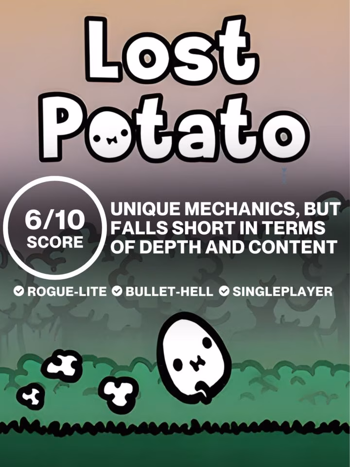 Unique mechanics, but falls short in terms of depth and content | Review - Lost Potato: Premium